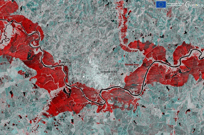 Copernicus Sentinel-1/European Union / Divulgação Copernicus Sentinel-1/European Union / Divulgação