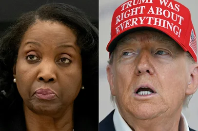 (COMBO) This combination of pictures created on August 22, 2025 showsL-R, Lisa Cook, in Washington, DC, on June 25, 2025 and US President Donald Trump speaks on August 22, 2025, in Washington, DC.. US President Donald Trump on Friday said he would fire Federal Reserve governor Lisa Cook if she did not resign, after he excoriated her over claims of mortgage fraud. (Photo by SAUL LOEB and ANDREW CABALLERO-REYNOLDS / AFP)<!-- NICAID(16110004) -->