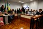 Três Passos, RS, Brasil- Primeiro dia do novo júri de Leandro Boldrini pelo caso Bernardo. Foto: Jonathan Heckler / Agencia RBS<!-- NICAID(15380270) -->