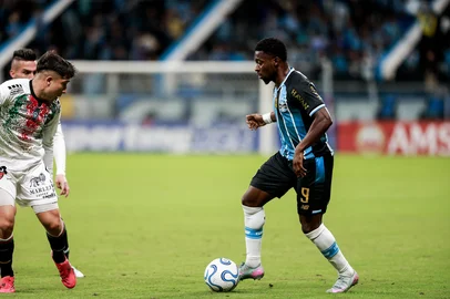 PORTO ALEGRE, RS, BRASIL, 20-05-2026: Grêmio vs Palestino, na Arena, pela Copa Sul-Americana 2026. Foto: Duda Fortes/Agência RBS<!-- NICAID(16289830) -->