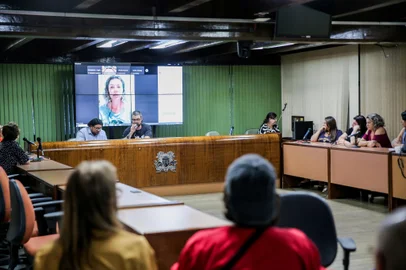 Conselho Municipal de Política Cultural de Caxias Do Sul faz reunião sobre a exposição no Centro de Cultura Ordovás. (Neimar De Cesero/Agência RBS)Indexador: Neimar De Cesero<!-- NICAID(15951701) -->