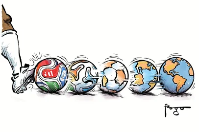 PORTO ALEGRE, RS, BRASIL, 11-06-2026: Charge do Fraga. Foto: Gilmar Fraga/Agência RBS<!-- NICAID(16304767) -->