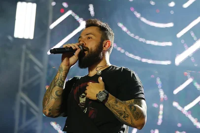 PORTO ALEGRE, RS, BRASIL, 18-05-2019: Festival Villamix, no Anfiteatro Por do Sol. Na foto, Jorge e Mateus (FOTO FÉLIX ZUCCO/AGÊNCIA RBS, Editoria Segundo Caderno).<!-- NICAID(14084036) -->