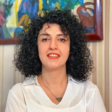 (FILES) A handout photo provided by the Narges Mohammadi Foundation on October 2, 2023 shows an undated, unlocated photo of Iranian rights campaigner Narges Mohammadi. The Nobel Peace Prize was on October 6, 2023 awarded to imprisoned Iranian women's rights campaigner Narges Mohammadi. Mohammadi was honoured "for her fight against the oppression of women in Iran and her fight to promote human rights and freedom for all," said Berit Reiss-Andersen, the head of the Norwegian Nobel Committee in Oslo. (Photo by NARGES MOHAMMADI FOUNDATION / AFP) / RESTRICTED TO EDITORIAL USE - MANDATORY CREDIT "AFP PHOTO /  NARGES MOHAMMADI FOUNDATION" - NO MARKETING NO ADVERTISING CAMPAIGNS - DISTRIBUTED AS A SERVICE TO CLIENTS<!-- NICAID(15561930) -->