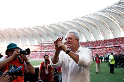 Duda Fortes / Agencia RBS PORTO ALEGRE, RS, BRASIL, 07-12-2025: Internacional vs RB Bragantino, no Beira-Rio, pelo Brasileirão Série A 2025. Foto: Duda Fortes/Agência RBS<!-- NICAID(16182232) -->