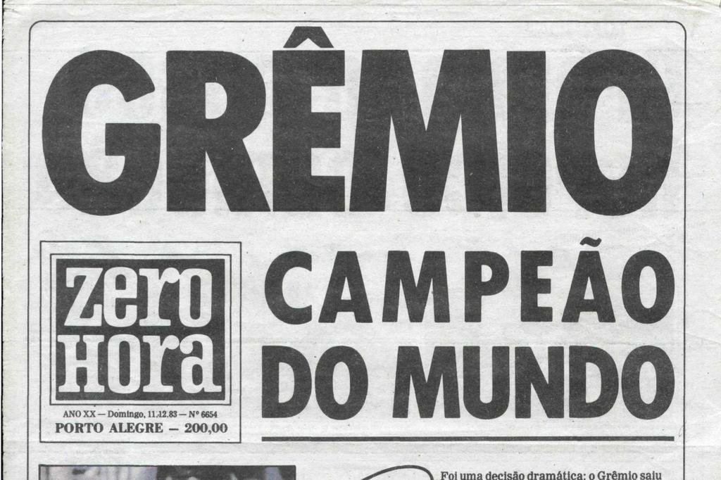 Como as capas de Zero Hora contaram o caminho do Grêmio até o título mundial