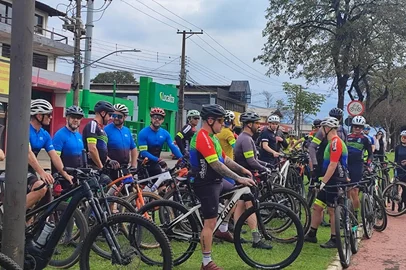 MTB Passo Fundo / Divulgação Homenagem a ciclista morto atropelado em Passo Fundo<!-- NICAID(16346643) -->