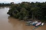 Rio Itaguaí, onde estão concentradas as buscas pelo indigenista Bruno Pereira e pelo jornalista inglês Dom Phillips, no Vale do Javari, Amazonas.<!-- NICAID(15124827) -->