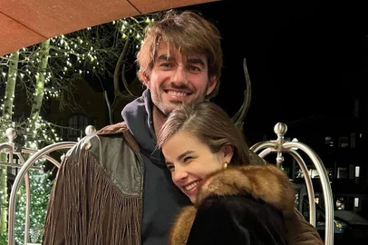 Cantora Giulia Be e o namorado Conor Kenne, descendente da família Kennedy dos Estados Unidos<!-- NICAID(15851224) -->