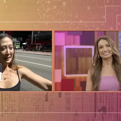 Juliane Massaoka sofre tentativa de assalto ao vivo no Encontro com Patrícia Poeta.<!-- NICAID(15620347) -->