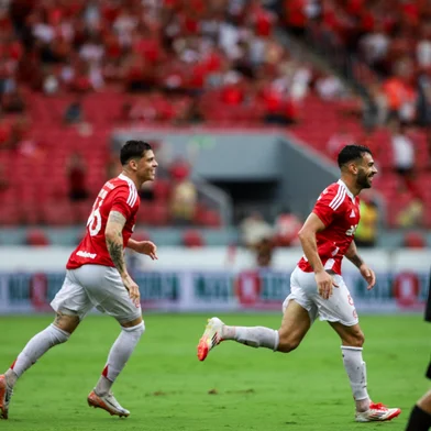 Porto Alegre, RS, Brasil, 15.02.25 - Internacional vs Monsoon, no Beira-Rio, pelo Campeonato Gaúcho de Futebol. 1º gol do jogo, marcado por Bruno Henrique. - Foto: Duda Fortes/Agencia RBSIndexador: DF<!-- NICAID(15977222) -->