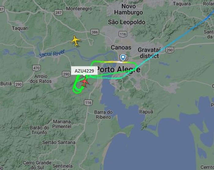Reprodução / FlightRadar Reprodução / FlightRadar