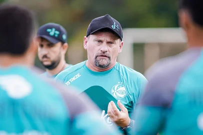 Treinamento do Juventude na semana de estreia no Brasileirão. Na foto, Fábio Matias.<!-- NICAID(16004664) -->
