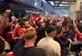 Com forte apoio da torcida, Inter desembarca no Rio para enfrentar o Flamengo
