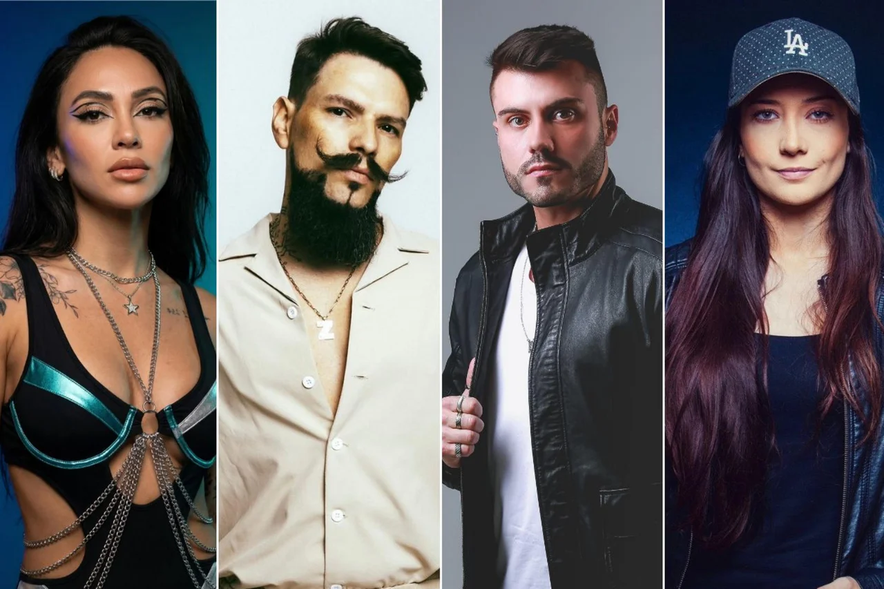 Karine Larré,I'ZIIMME,Pedro Matias e Gabi Giordan/Arquivos pessoais
