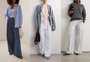 Com camisa, tricô ou no estilo oversized: como criar looks com calça no estilo pijama, tendência da estação