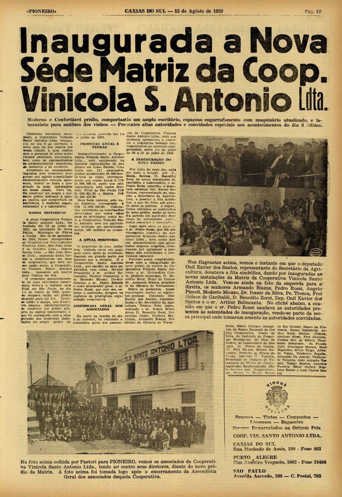 Jornal Pioneiro / Reprodução Jornal Pioneiro / Reprodução
