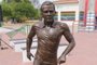 Estátua de Daniel Alves em Juazeiro, na Bahia<!-- NICAID(15688311) -->