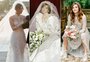 Noivas inesquecíveis! Relembre os vestidos de casamento memoráveis das famosas