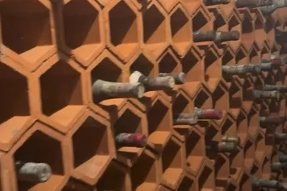 Casal encontra adega secreta cheia de vinhos após comprar casa em São Paulo<!-- NICAID(16084705) -->