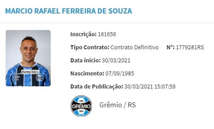 Reprodução / Site da CBF