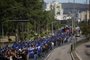 Porto Alegre, RS, Brasil, 03-10-2023: Manifestação de policiais civis reivindica reajuste salarial. Foto: Mateus Bruxel/Agência RBSIndexador: Andre Avila<!-- NICAID(15558513) -->