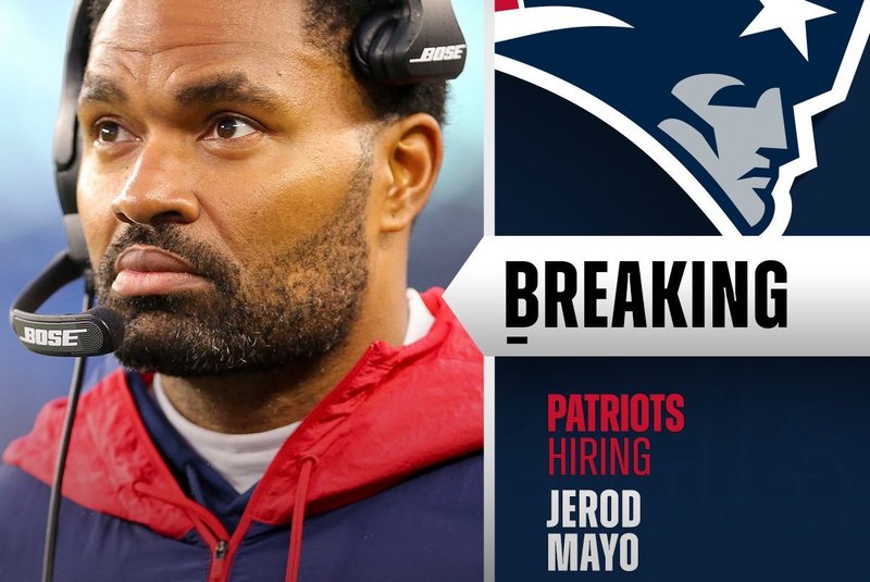 Jarod Mayo será o novo treinador do New England Patriots.