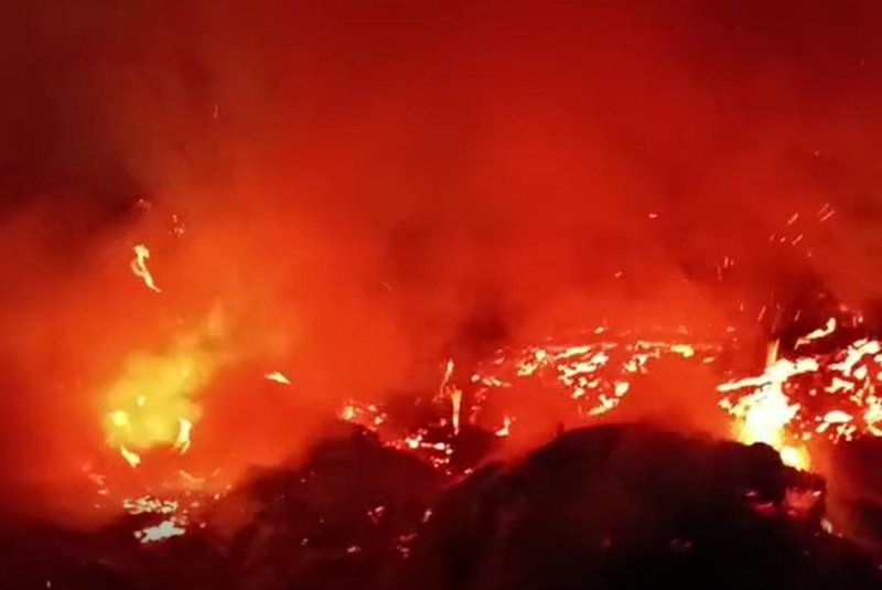 Incêndio destrói fábrica de embalagens de madeira no noroeste do RS<!-- NICAID(15437726) -->