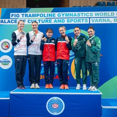 Alice Hellen, Camilla Gomes, ginástica de trampolim
