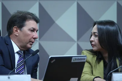 Leitura do relatório final. Dep. Arthur Oliveira Maia (UNIÃO - BA) e Senadora, Eliziane Gama<!-- NICAID(15571333) -->