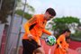 O meia-atacante Mauricio participa de treino do Inter no CT Parque Gigante.<!-- NICAID(15601967) -->