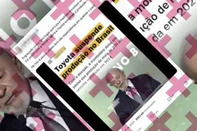 A produção da Toyota no Brasil foi suspensa devido a uma forte tempestade que danificou a unidade de Porto Feliz (SP), onde são produzidos motores, e não por uma suposta crise econômica no país, como sugere publicação feita pelo vereador de São Paulo Rubinho Nunes (União Brasil).<!-- NICAID(16136430) -->