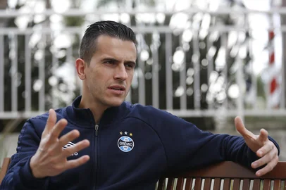 PORTO ALEGRE, RS, BRASIL, 11-05-2017: Entrevista com o goleiro do Grêmio Marcelo Grohe. (Foto: Mateus Bruxel / Agência RBS)<!-- NICAID(12906384) -->