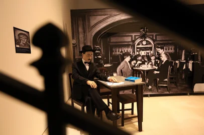 PORTO ALEGRE -RS-BR 22.10.2018Exposição Fernando Pessoa no Santander.FOTÓGRAFO: TADEU VILANI AGÊNCIA RBS Editoria Segundo Caderno<!-- NICAID(13796373) -->