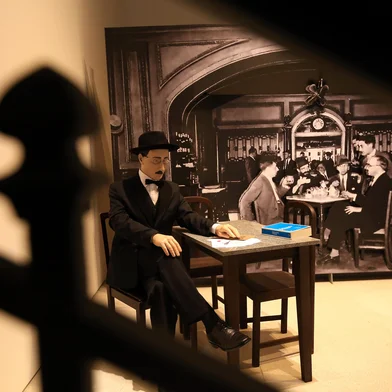 PORTO ALEGRE -RS-BR 22.10.2018Exposição Fernando Pessoa no Santander.FOTÓGRAFO: TADEU VILANI AGÊNCIA RBS Editoria Segundo Caderno<!-- NICAID(13796373) -->