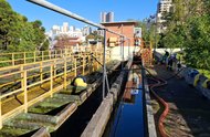 PORTO ALEGRE, RS, BRASIL - 07/07/2025 - A falta de água que atinge bairros da Zona Norte de Porto Alegre deve se estender até a conclusão da limpeza de tanques de flocodecantação da Estação de Tratamento de Água São João (ETA São João). O sistema é responsável pelo abastecimento de 34 bairros da Zona Norte. (Foto: Paulo Rocha/Agencia RBS)<!-- NICAID(16075267) -->