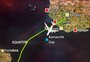 Avião que saiu de São Paulo com destino a Dubai precisou cruzar o Atlântico duas vezes e voltar devido à guerra