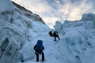 Empresário gaúcho passa pela parte mais temida durante expedição de subida ao topo do Monte Everest<!-- NICAID(16280922) -->