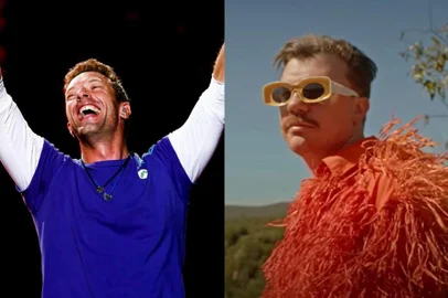 Chris Martin e DJ Zerb <!-- NICAID(15830719) -->