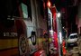Casa é destruída pelo fogo no bairro Eucaliptos, em Bento Gonçalves