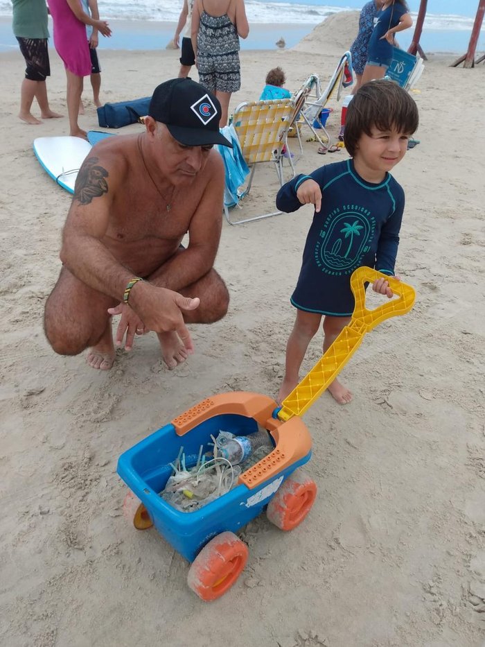 Caetano e o avô Eliseu após