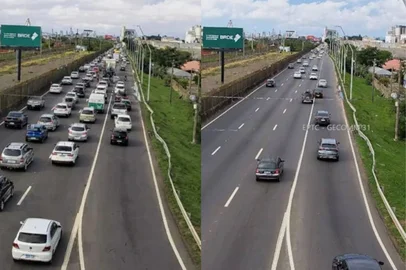 Avenida Castelo Branco chegou a ter congestionamento por volta das 16h, mas às 18h, tráfego já fluía dentro da normalidade (23/12/2025)