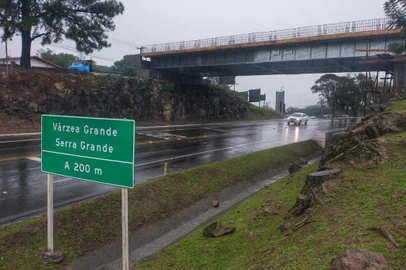 Bloqueio no trânsito em Gramado<!-- NICAID(15421580) -->