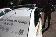 PORTO ALEGRE, RS, BRASIL, 04-07-2025: Patrulha Maria da Penha não tem aumento há 4 anos. A Patrulha Maria da Penha da Brigada Militar é destinada a atender ocorrências de violência doméstica contra mulheres e também garante a fiscalização do cumprimento de medidas protetivas às vítimas de agressores. Foto: Jonathan Heckler/Agência RBS<!-- NICAID(16073368) -->