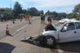 Homem morre em colisão entre carro e caminhão em Agudo<!-- NICAID(15047613) -->