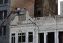 Casarões destruídos por incêndio na Praça XV, no Centro Histórico de Porto Alegre, foram demolidos