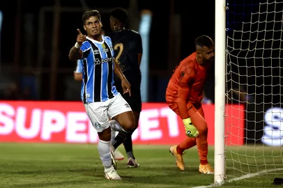 Novo Hamburgo, RS, Brasil, 29/01/2025 - Monsoon vs Grêmio, no Estádio do Vale, em Novo Hamburgo, pelo Gauchão 2025 - Foto: Jefferson Botega/Agência RBSIndexador: jeff botega<!-- NICAID(15964635) -->