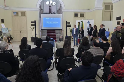 Gabriel Verissimo / Grupo RBS Prefeito Fernando Marroni apresenta a marca Pelotas Global<!-- NICAID(16163060) -->