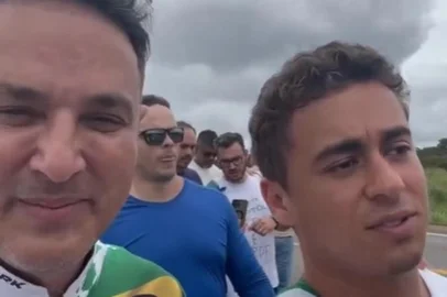 Instagram @zucco / Reprodução Luciano Zucco e Nikolas Ferreira<!-- NICAID(16207486) -->