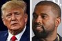 Trump e Kanye West<!-- NICAID(15248697) -->